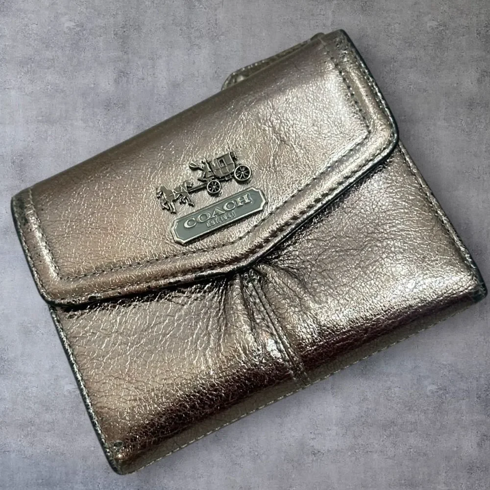Coach Shimmering Silver Women's Wallet